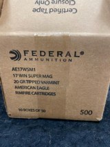 Federal American Eagle, 17 Win Super Mag, 20 Gr Tipped Varmint - 2 of 2