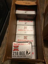 Winchester Super X, .218 Bee, 46 Gr Hollow Point, 50 round box - 1 of 1