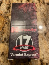 Hornady, Varmint Express, 17 HMR, 17 gr V-Max Bullet - 1 of 3