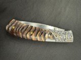 W.D. Pease, Mid-Lock Folder, Sheep Horn - 3 of 8