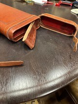 Vintage Lyon & Coulson, Leather Takedown Shotgun Case - 4 of 13