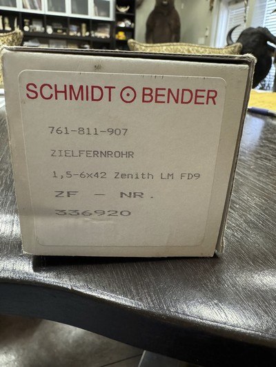 Schmidt & Bender, Zenith, 1.5 - 6 x 42 LM FD9