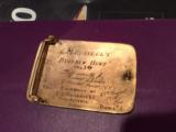 BELT BUCKLE OF C.M. RUSSELL'S BUFFALO HUNTENGRAVED BY F.E. HENDRICKS - 2 of 2