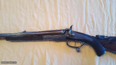 ALEXANDER HENRY HAMMER DOUBLE RIFLE
