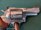 Ruger. Model  Security Six double/ single action Stainless revolver. - 3 of 14