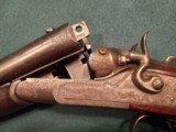 Joh Sigott Combination Double hammer gun. Cal. 16 ga. x 8x50R - 14 of 15