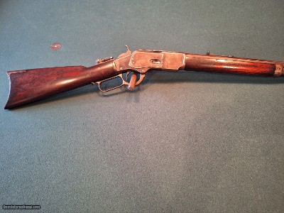 Winchester. Model 1873 lever action rifle.