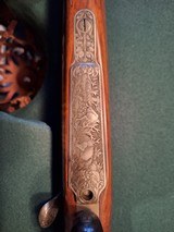 Carl Guntermann. Model German engraved custom Stutzen rifle. - 11 of 15