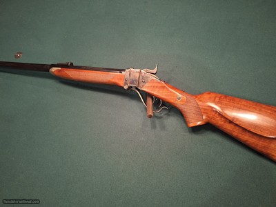 Pedersoli. Model 1874 Sharps Falling Block Lever action rifle.