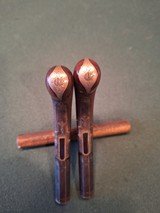 CASED PAIR OF SCREW BARREL, FOLDING TRIGGER, PERCUSSION MUFF PISTOLS - 10 of 15