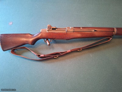 Springfield Model Garand semi auto rifle.