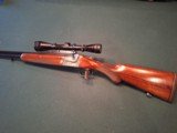 Merkel. Model 201 E O/U Shotgun with custom rifle barrels and scope. - 1 of 15