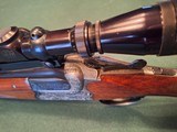 Merkel. Model 201 E O/U Shotgun with custom rifle barrels and scope. - 8 of 15