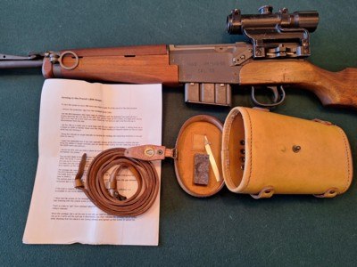 Mas. French MLE 49/56 semi auto rifleWith Sniper Scope - Image 14 of 15
