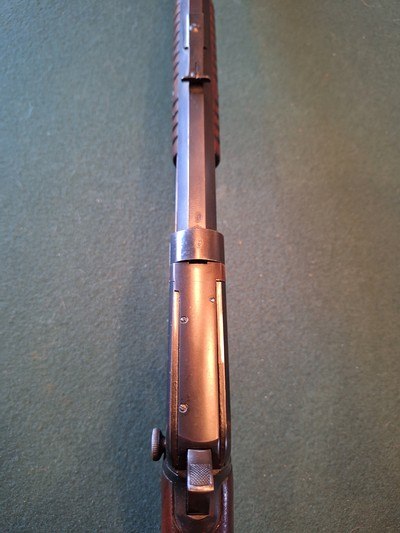 Winchester Model 1890 slid action take down rifle. - Image 8 of 15