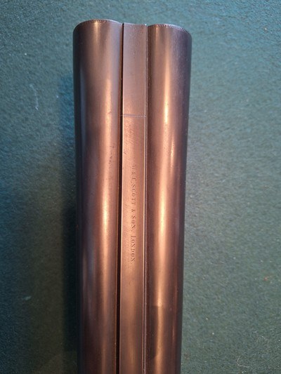 W. AND C. SCOTT 8 BORE HAMMER SHOTGUN. (ca. 1873) Cal. 8 bore. - Image 14 of 15