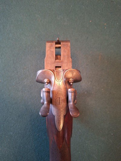 W. AND C. SCOTT 8 BORE HAMMER SHOTGUN. (ca. 1873) Cal. 8 bore. - Image 10 of 15