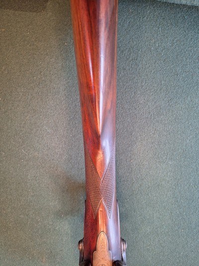 W. AND C. SCOTT 8 BORE HAMMER SHOTGUN. (ca. 1873) Cal. 8 bore. - Image 11 of 15