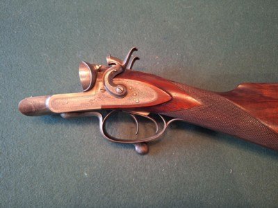 W. AND C. SCOTT 8 BORE HAMMER SHOTGUN. (ca. 1873) Cal. 8 bore. - Image 5 of 15