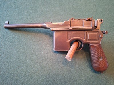 Mauser. Model C-96 (Broom Handle) semi auto pistol - Image 1 of 12