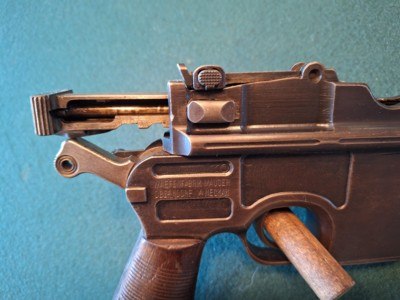 Mauser. Model C-96 (Broom Handle) semi auto pistol - Image 9 of 12