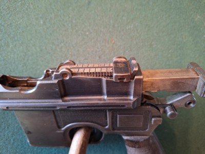 Mauser. Model C-96 (Broom Handle) semi auto pistol - Image 10 of 12