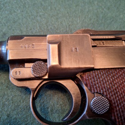 Mauser. Model P-08 Luger semi auto pistol. - Image 13 of 15