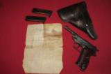 WW2 Walther P38 Pistol AC43 Holster 2 Mags Capture Papers - 3 of 8