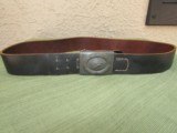 Excellent WW2 German Luftwaffe Belt and Buckle 1941 Great Markings! - 1 of 6