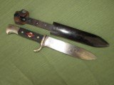 Nice WW2
Early German HJ Hitler Youth Knife with Motto & Sheath - 2 of 8
