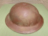 Original US WW1 Painted Helmet Camo & Liner Real! - 2 of 8