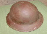 Original US WW1 Painted Helmet Camo & Liner Real! - 1 of 8