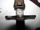WWII Japanese T-30 Bayonet Matsushita Kinzoku Arsenal Late Wood Scabbard EXC! - 6 of 10