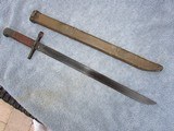 WWII Japanese T-30 Bayonet Matsushita Kinzoku Arsenal Late Wood Scabbard EXC! - 1 of 10