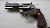 COLT PYTHON 357 MAG REVOLVER WITH POLISHED NICKEL FINISH - 2 of 4