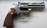 COLT PYTHON 357 MAG REVOLVER WITH POLISHED NICKEL FINISH - 1 of 4