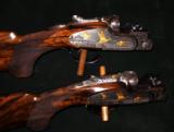 SPECIAL ORDER MATCHED PAIR OF 12GA SO10, EELL HAND DETACHABLE SIDELOCK, O/U SHOTGUNS - 1 of 7
