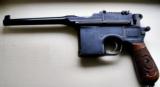 MAUSER (PRUSSIAN CREST) C96 RED 9 BROOMHANDLE 9MM PISTOL - 6 of 6