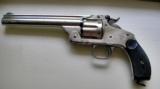 SMITH & WESSON RARE NEW MODEL 3 NICKEL FINISH DOCUMENTED FOR NAVY 1894 44 RUSSIAN REVOLVER - 2 of 4