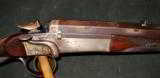 WESTLEY RICHARDS SIDELEVER BOXLOCK SINGLE SHOT ROOK RIFLE, 320 CAL - 1 of 8