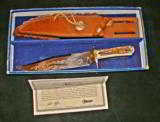 LIMITED EDITION SMAUEL COLT MODEL CT11 SIGNATURE BOWIE KNIFE- SHEATHE & BOX - 1 of 1