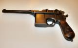 MAUSER BROOMHANDLE C96 RED 9 9MM LUGER PISTOL - 2 of 4