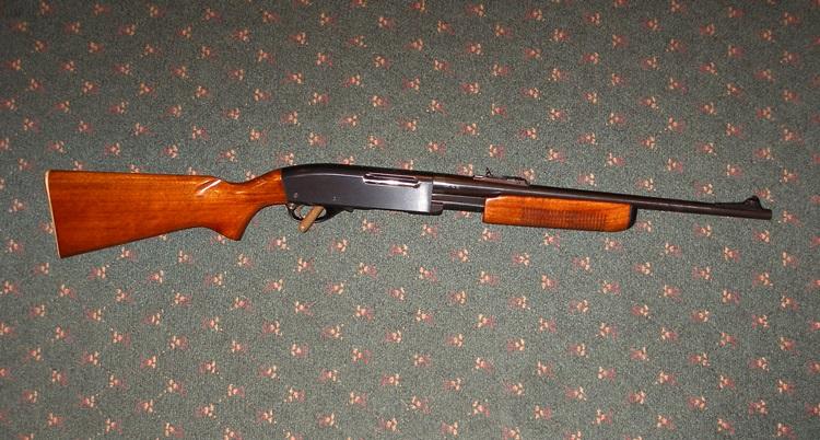 REMINGTON, RARE 760 CARBINE, 3006 CAL PUMP RIFLE