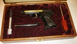 HARRINGTON & RICHARDS, SPECIAL EDITION HECKLER & KOCH HK4, 100TH ANNIVERSARY COMMERATIVE 1971 GOLD PLATE, 22 CAL & 9MM - 5 of 5