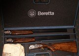 BERETTA S687 DIAMOND PIGEON SIDEPLATE BOXLOCK COMBO 20 & 28GA O/U SHOTGUN - 6 of 6