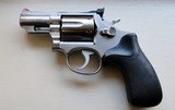 SMITH & WESSON COMBAT MAGNUM 66-1 SATIN STAINLESS K FRAME 357 MAG REVOLVER - 2 of 4