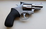 SMITH & WESSON COMBAT MAGNUM 66-1 SATIN STAINLESS K FRAME 357 MAG REVOLVER - 1 of 4