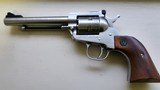 RUGER NEW MODEL SINGLE SIX STAINLESS 22LR REVCLVER - 2 of 5