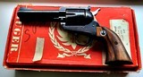 STURM RUGER BLACKHAWK FLAT TOP 2ND YEAR PRODUCTION 357 MAGNUM REVOLVER - 2 of 3