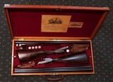 BOSS & CO EXTREMELY RARE ONE OF TEN, TRUE SELF OPENERS, MATCHED PAIR BEST QUALITY 12GA SIDELOCKS - 6 of 7